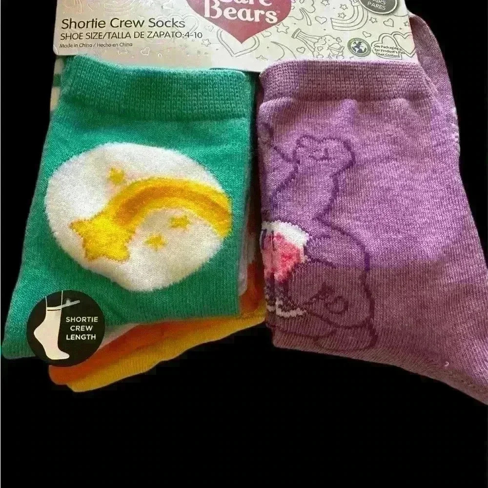 Care Bears 🐻 Shortie Crew Socks - Picture 2 of 5